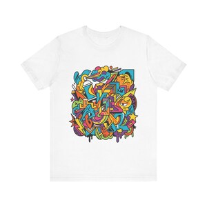 Graffiti Urban Street Art Mural - Tshirt image 1
