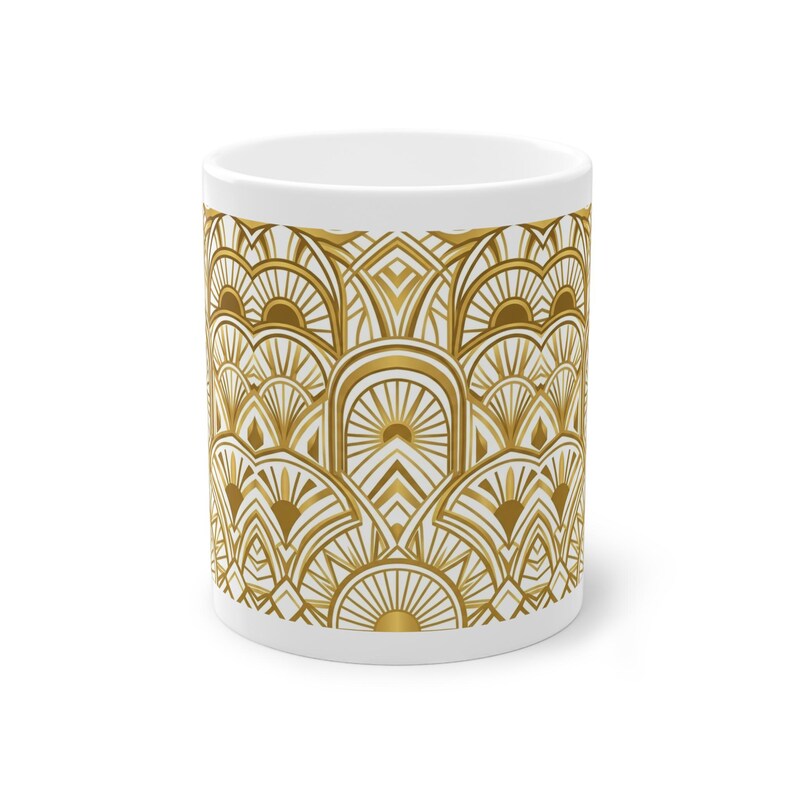Art Deco Golden Geometry 1920S - Mug image 1