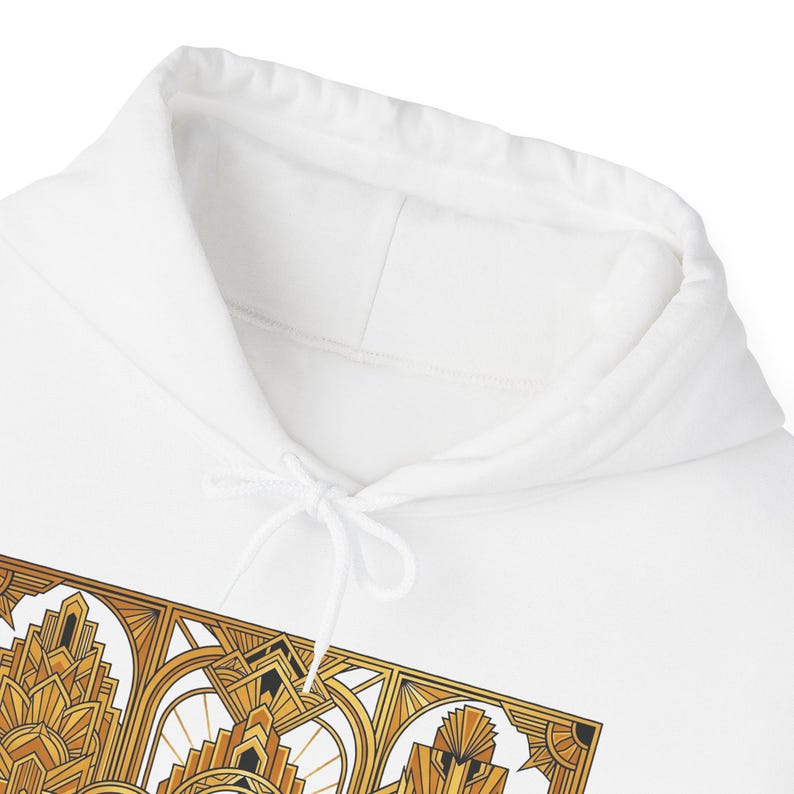 Art Deco Golden Geometry 1920S - Hoodie image 3