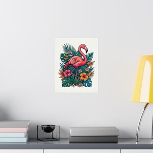 Tropical Flamingo Summer Vibes - Poster image 8