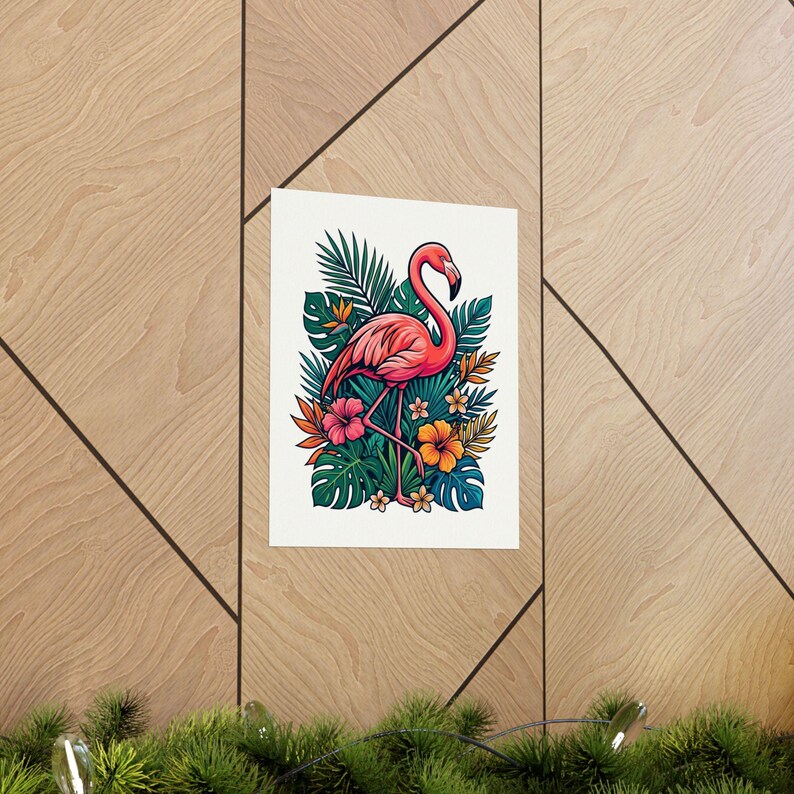 Tropical Flamingo Summer Vibes - Poster image 5