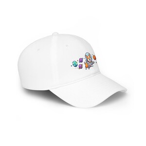 Corgi Astronaut Baseball Cap, Space Dog Lover Hat, Cute Corgi Floating Planets Cap, Dog Dad Gift, Galaxy Dog Embroidery zdjęcie 3