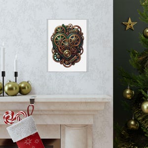 Steampunk Gears And Clockwork Brass - Poster imagem 7