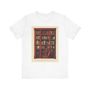Just One More Chapter T-Shirt, Vintage Library Book Lover Gift, Retro Reading Tee Bild 1