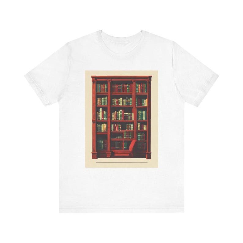 Just One More Chapter T-Shirt, Vintage Library Book Lover Gift, Retro Reading Tee Bild 1