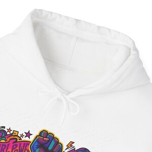 Feminist Girl Power Fist - Hoodie afbeelding 3