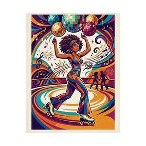 Roller Disco Retro Funk Party - Poster imagen 2