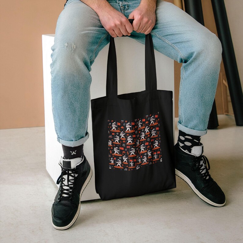 Astronaut Planting Flag On Mars - Tote Bag image 5