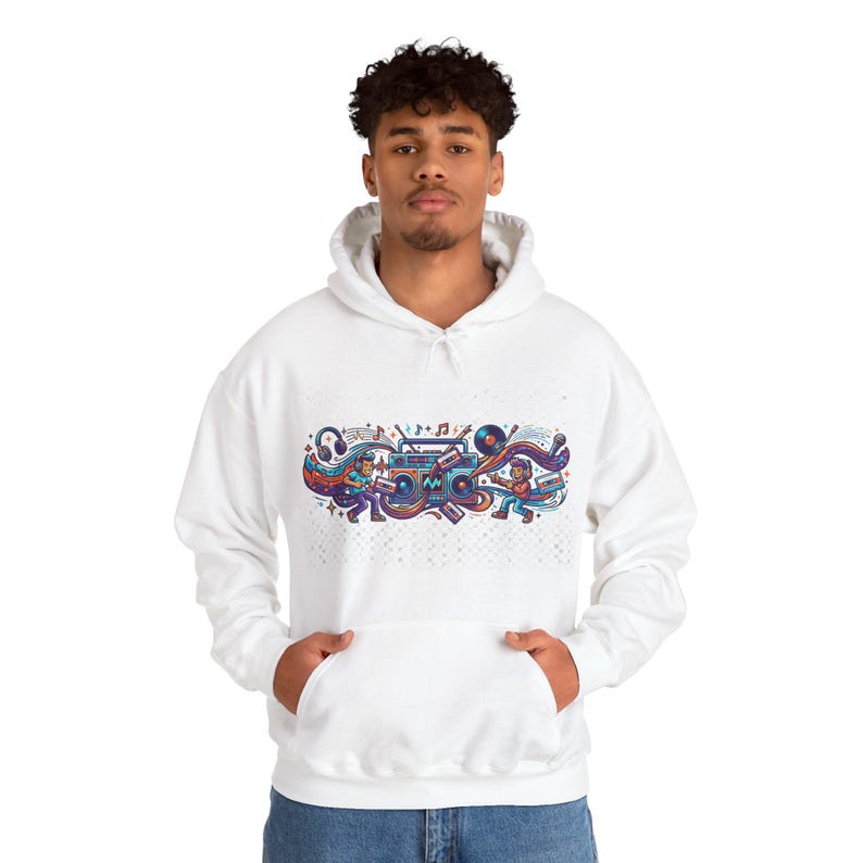 Retro Radio Music Memories - Hoodie image 7