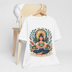 Yoga Pose Namaste - Tshirt image 4