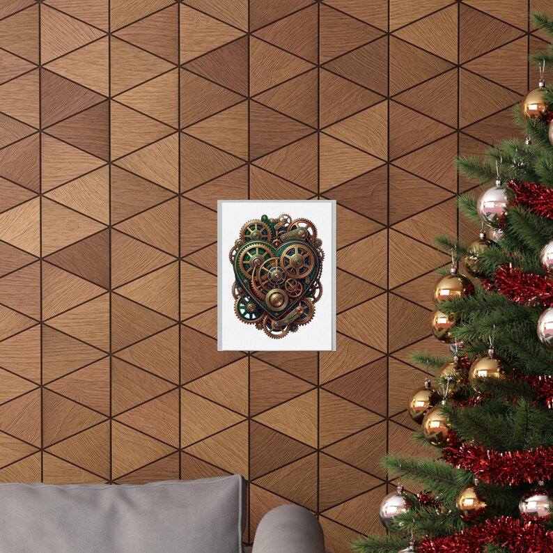 Steampunk Gears And Clockwork Brass - Poster imagem 4