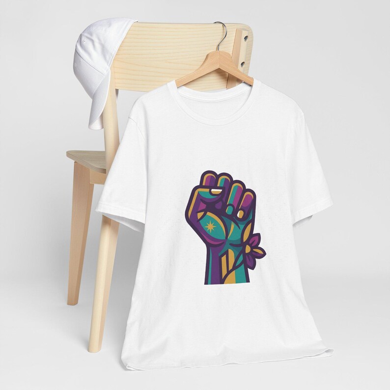 Feminist Girl Power Fist - Tshirt image 3