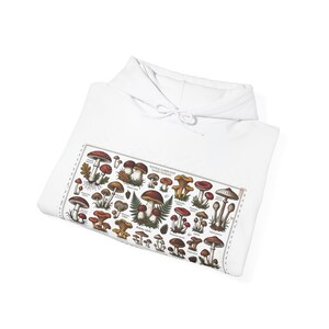 Vintage Botanical Mushroom Chart - Hoodie image 2
