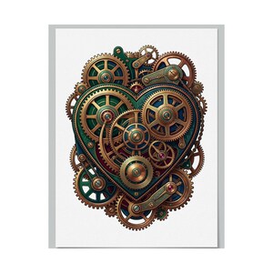 Steampunk Gears And Clockwork Brass - Poster imagem 2