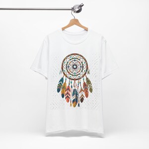 Boho Dreamcatcher Feathers - Tshirt afbeelding 2