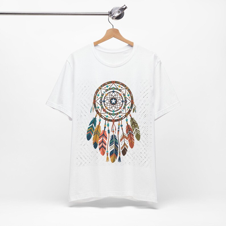 Boho Dreamcatcher Feathers - Tshirt afbeelding 2