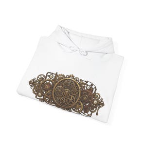 Steampunk Gears And Clockwork Brass - Hoodie imagen 2