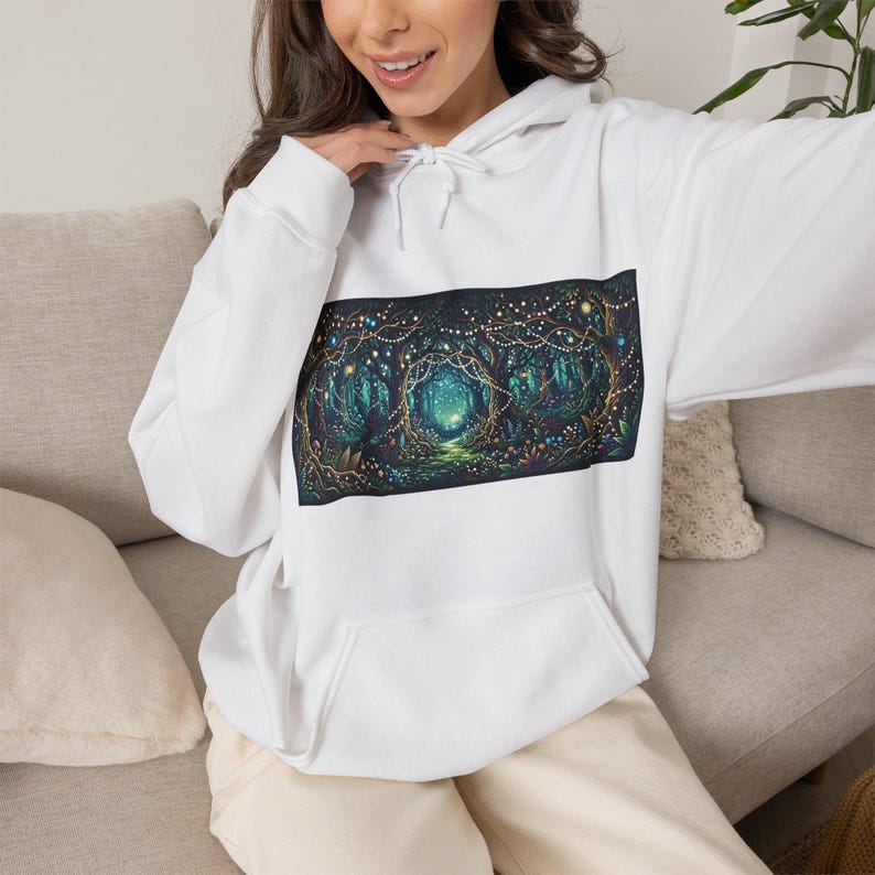 Enchanted Forest Fairy Lights - Hoodie Bild 5