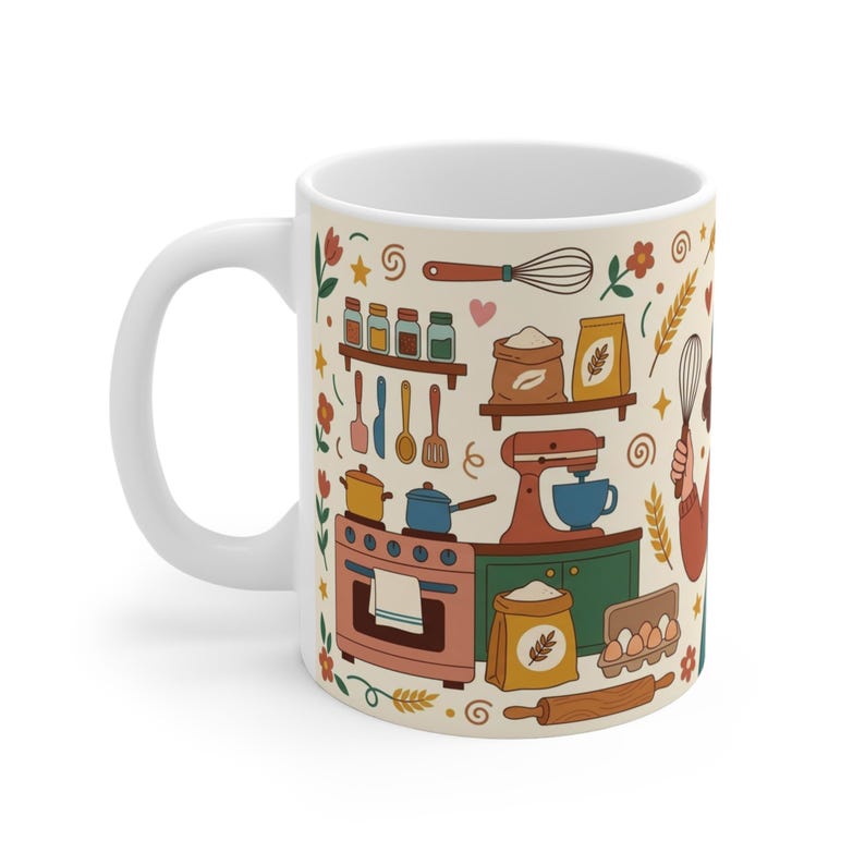 Whisk Taker Mug, Funny Baking Mug, Baking Lover Gift, Baker Coffee Cup, Kitchen Humor Gift bild 2