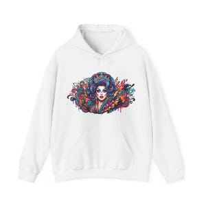 Drag Queen Fabulous Portrait - Hoodie 画像 1