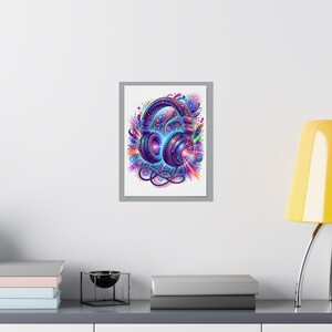 Rave Festival Neon Headphones - Poster image 8