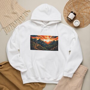 Mountain Sunrise Hiker - Hoodie image 4