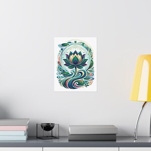 Zen Lotus Flower Mindfulness - Poster image 8