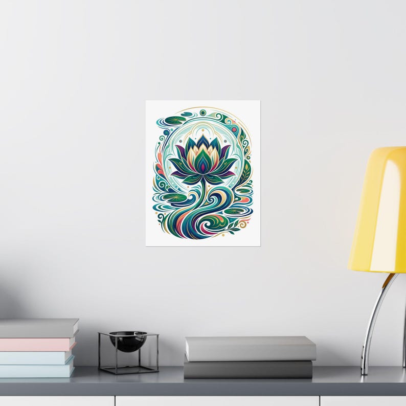 Zen Lotus Flower Mindfulness - Poster image 8