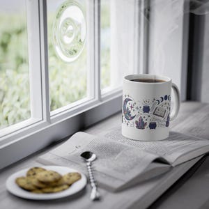 Crystal Moon Witchy Aesthetic - Mug imagem 5