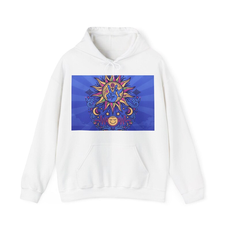 Good Vibes Only Hoodie | Streetwear Aesthetic Sweatshirt | Positive Energy Graphic Pullover | Y2K Aesthetic Clothes | Gi image 1