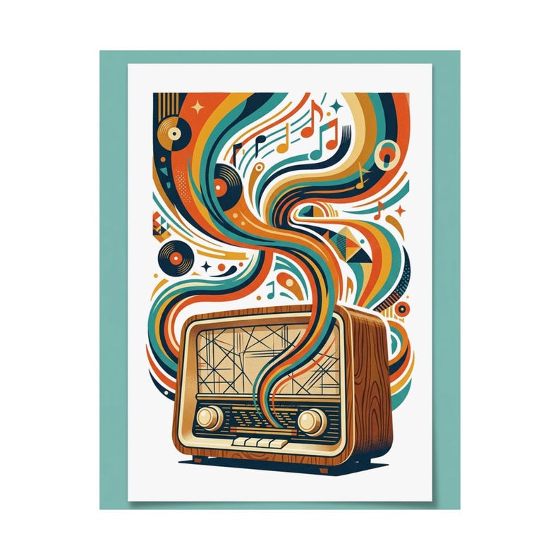 Retro Radio Music Memories - Poster Bild 2