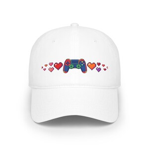 Gamer Controller Pixel Hearts - Cap imagen 1