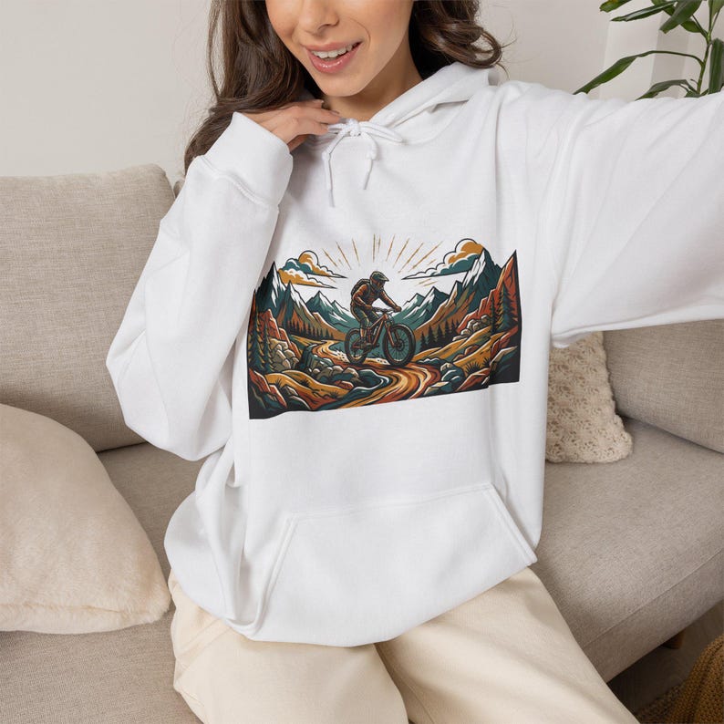 Mountain Bike Trail Adventure - Hoodie image 5