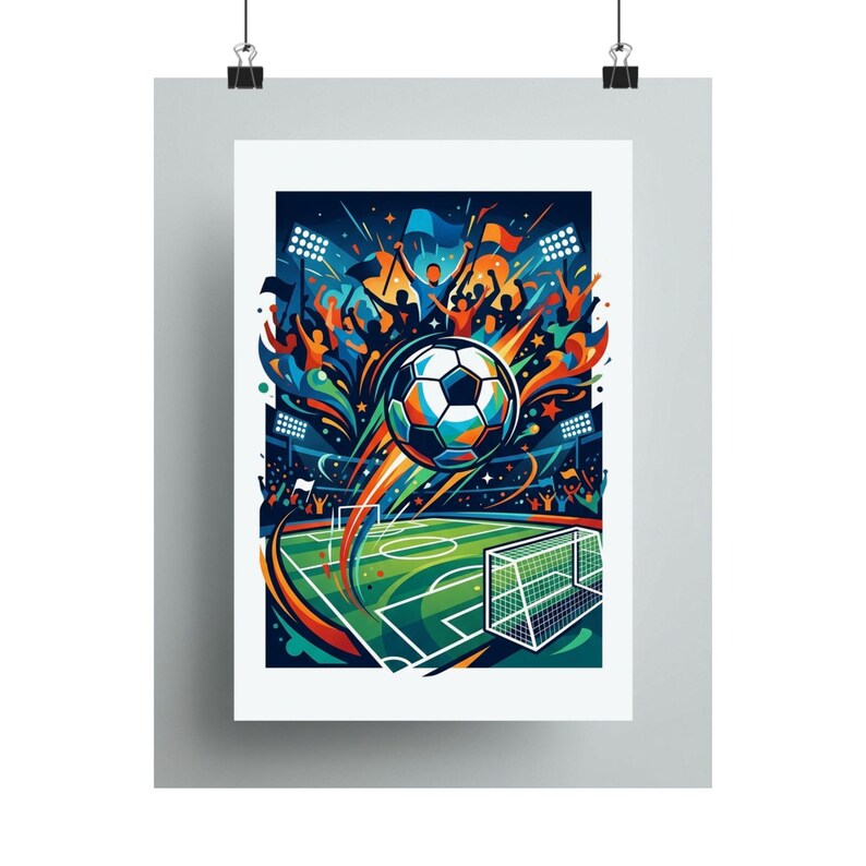 Soccer Ball Field Passion - Poster image 1