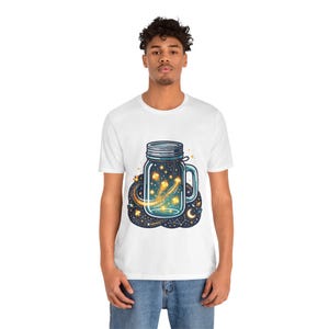 Mason Jar Fireflies Night - Tshirt afbeelding 5