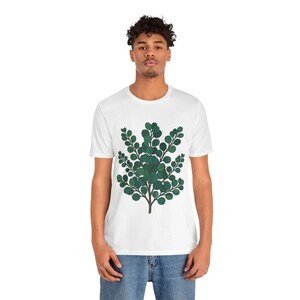 Botanical Eucalyptus Branch - Tshirt immagine 5