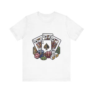 Poker Cards Casino Night - Tshirt imagen 1