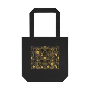 Art Deco Golden Geometry 1920S - Tote Bag imagen 1