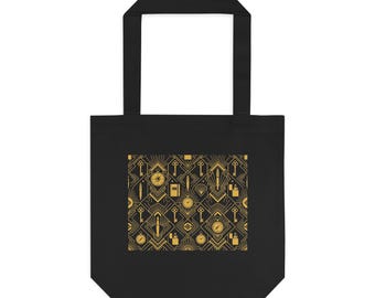 Art Deco Golden Geometry 1920S - Tote Bag