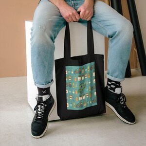 Eco Friendly Tote Bag | There Is No Planet B | Reusable Canvas Bag | Earth Day Gift immagine 5