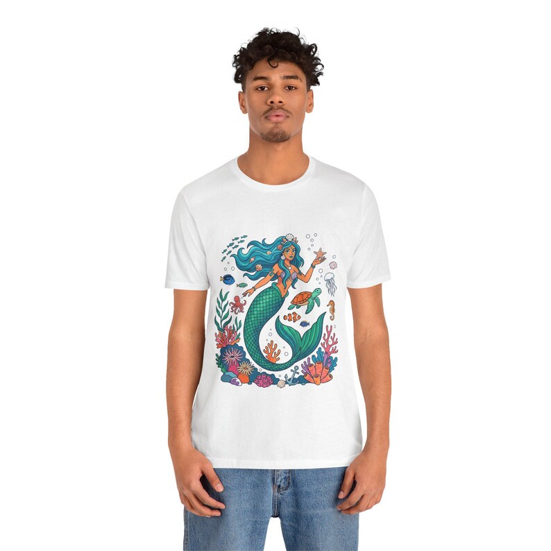 Mermaid Ocean Fantasy - Tshirt image 6