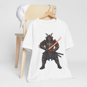 Cyber Samurai Robot Warrior - Tshirt image 4