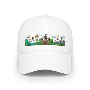 Pixel Art Retro Gaming Landscape - Cap image 1