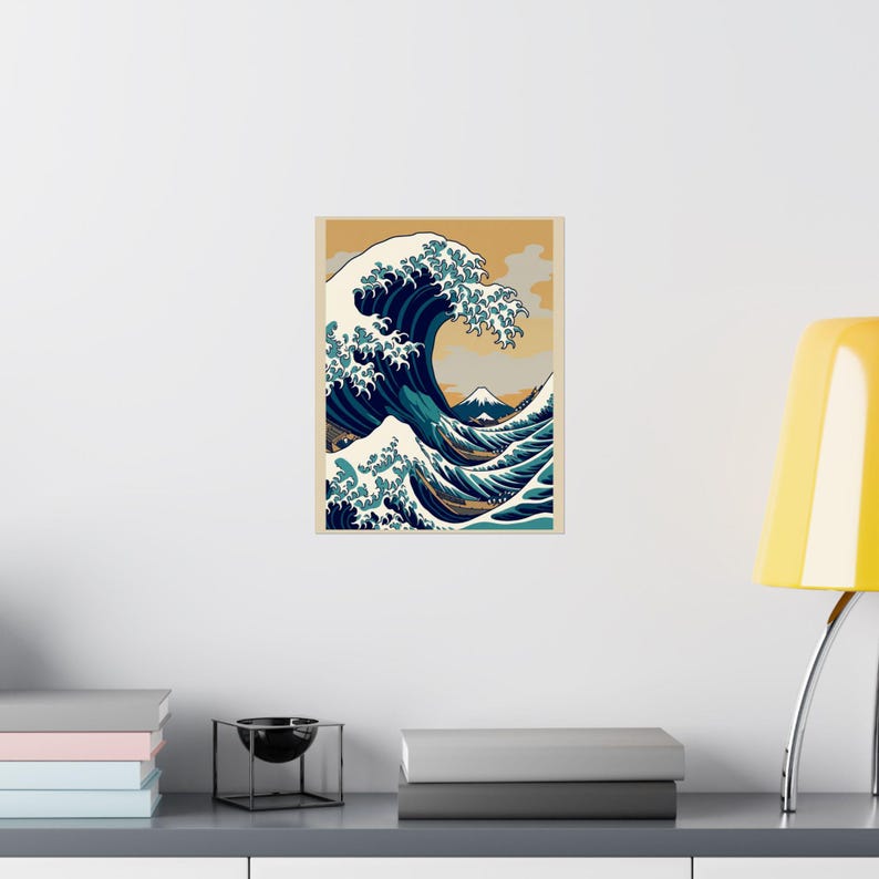 Japanese Wave Kanagawa Style - Poster Bild 8