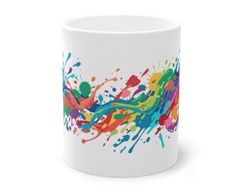 Abstract Paint Splash Colorful - Mug