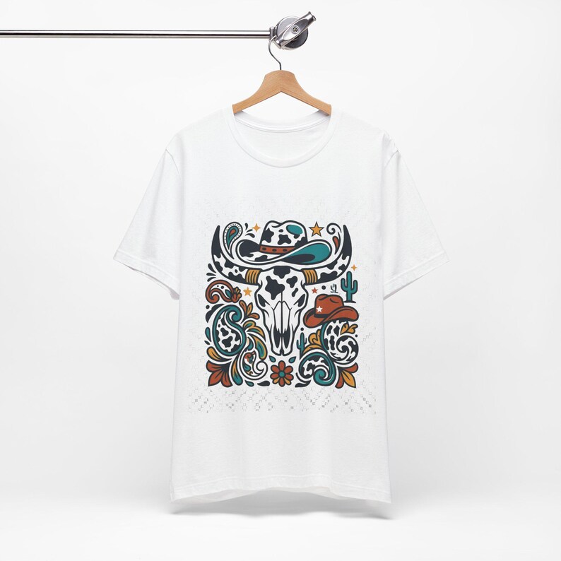 Cow Print Western Style - Tshirt immagine 3