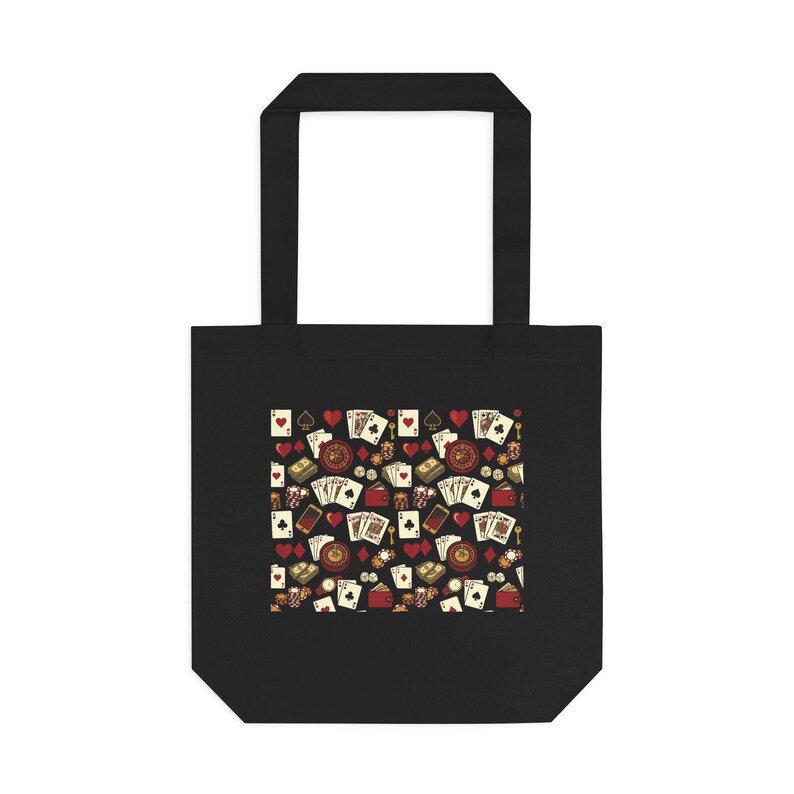 Poker Cards Casino Night - Tote Bag imagem 1