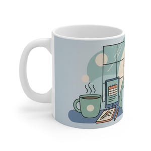Professional Video Call Coffee Mug - Funny WFH Home Office Gift - Telecommuting Mug - Zoom Meeting Coffee Cup image 2