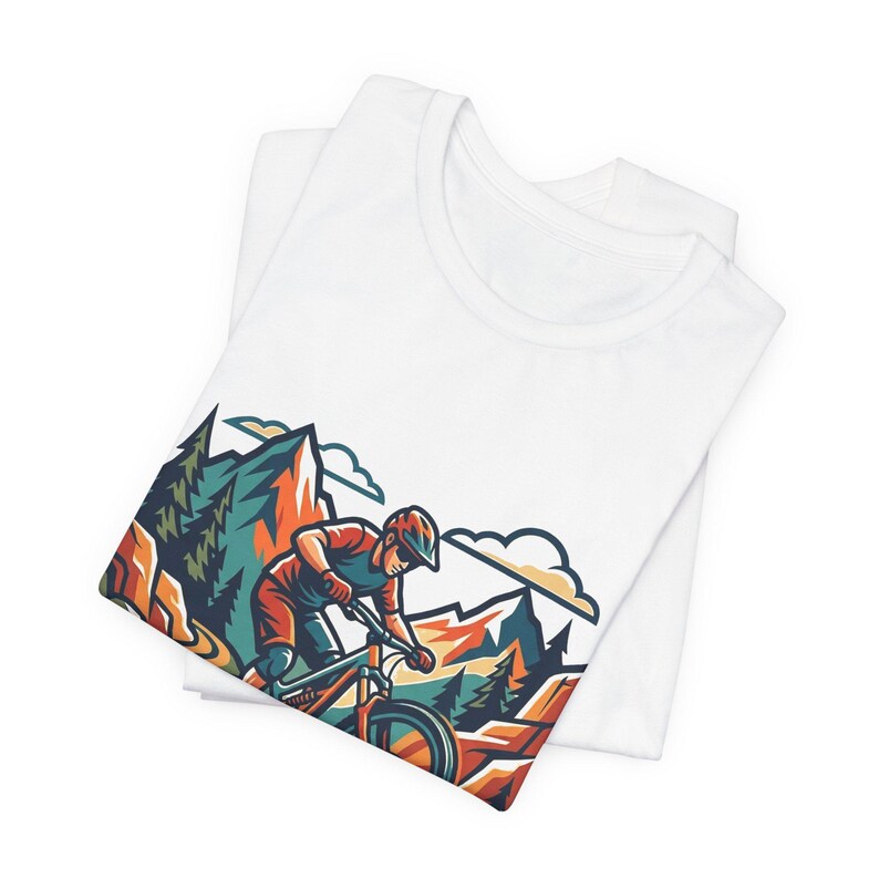 Mountain Bike Trail Adventure - Tshirt zdjęcie 2