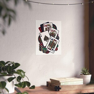 Poker Cards Casino Night - Poster imagen 6